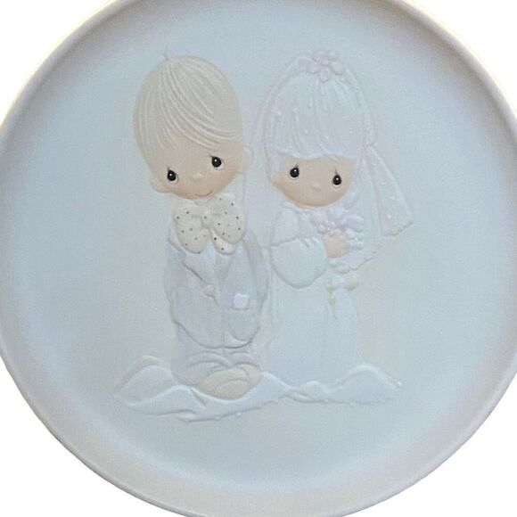 Vintage Precious Moments The Lord Bless You And Keep You Plate - Picture 6 of 8